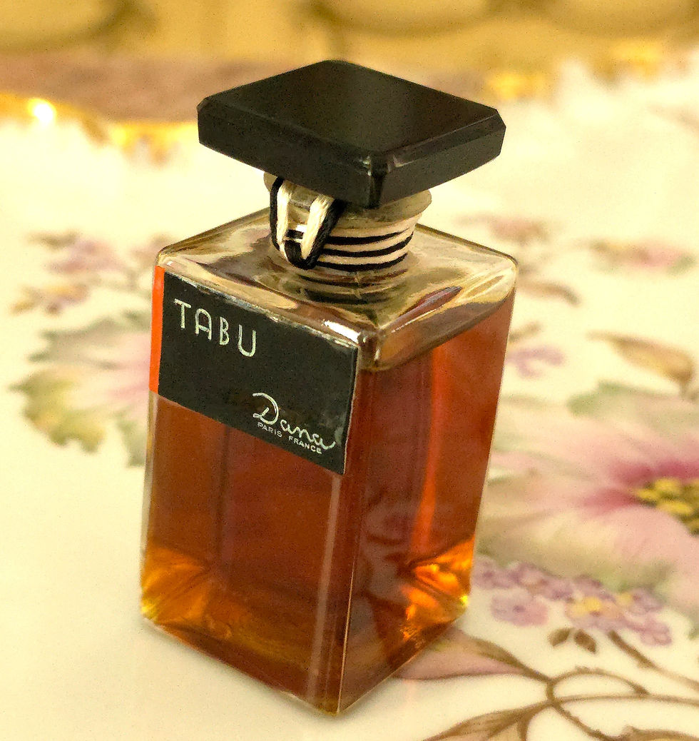 Thumbnail: Dana Tabu Parfum 0.50 oz (15cc/ml) Art Deco Splash w Box Vintage 1930s 1940s 