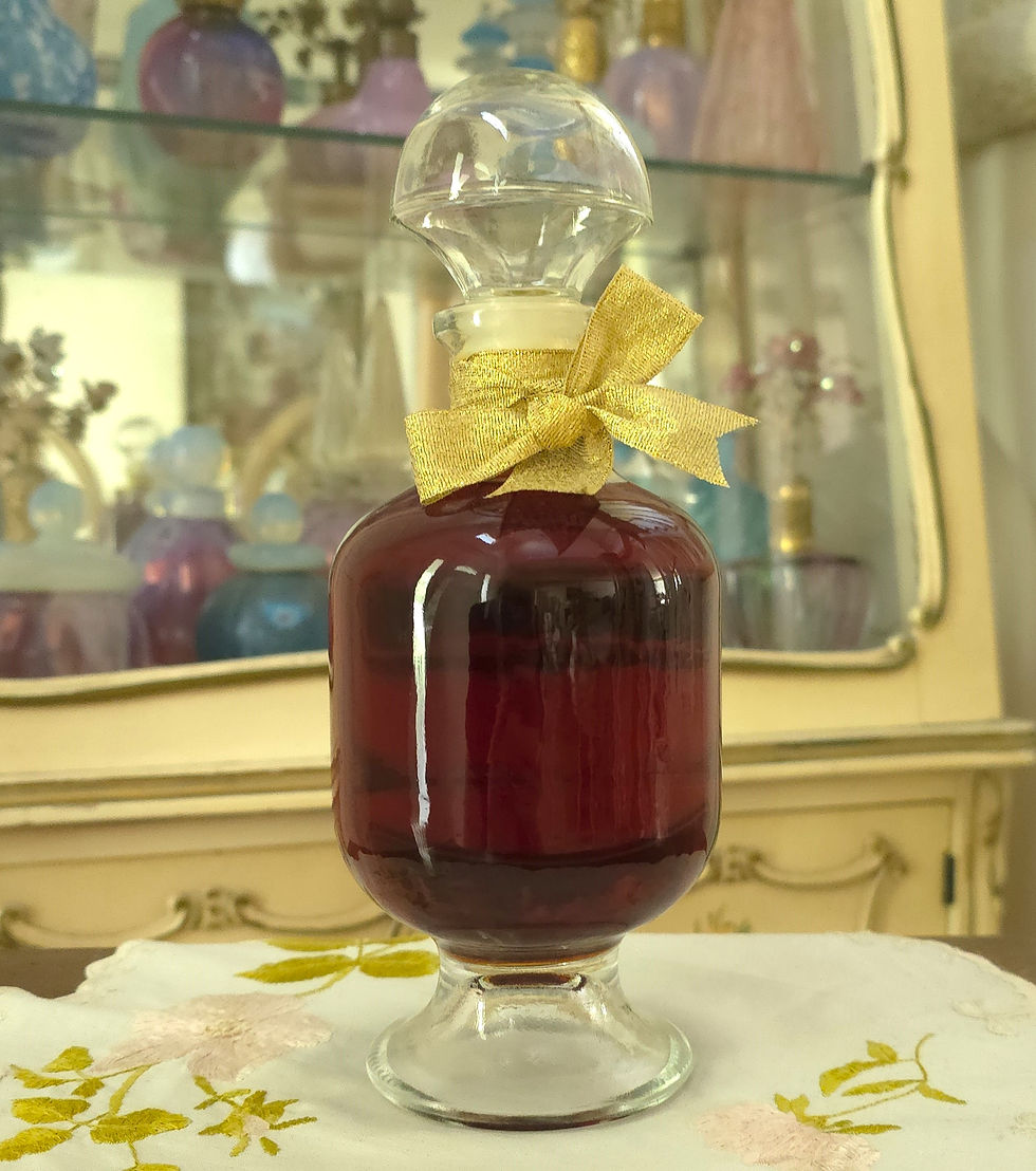 Thumbnail: Frances Denney Interlude Lt. Cologne 12 oz Parfait Amour Decanter Vintage 1970s