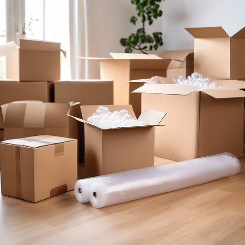 real photo of packing and unpacking boxes, bubble wrap.jpg