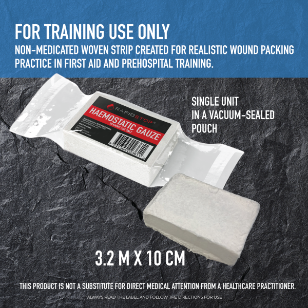 Thumbnail: RAPIDSTOP  Z-Fold  Training Packing Gauze