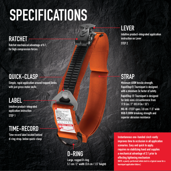 Thumbnail: Torniquet civilian orange