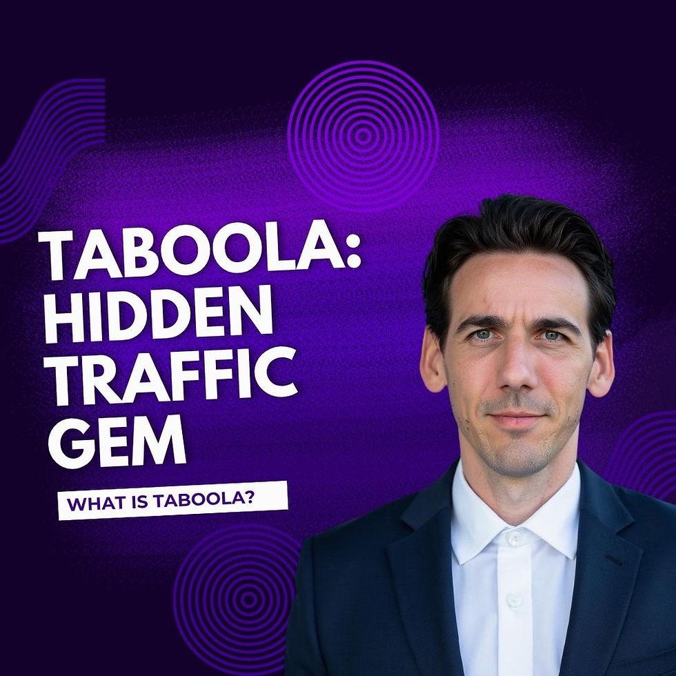 Uncover Taboola: the hidden traffic gem powering high-converting native and display campaigns.