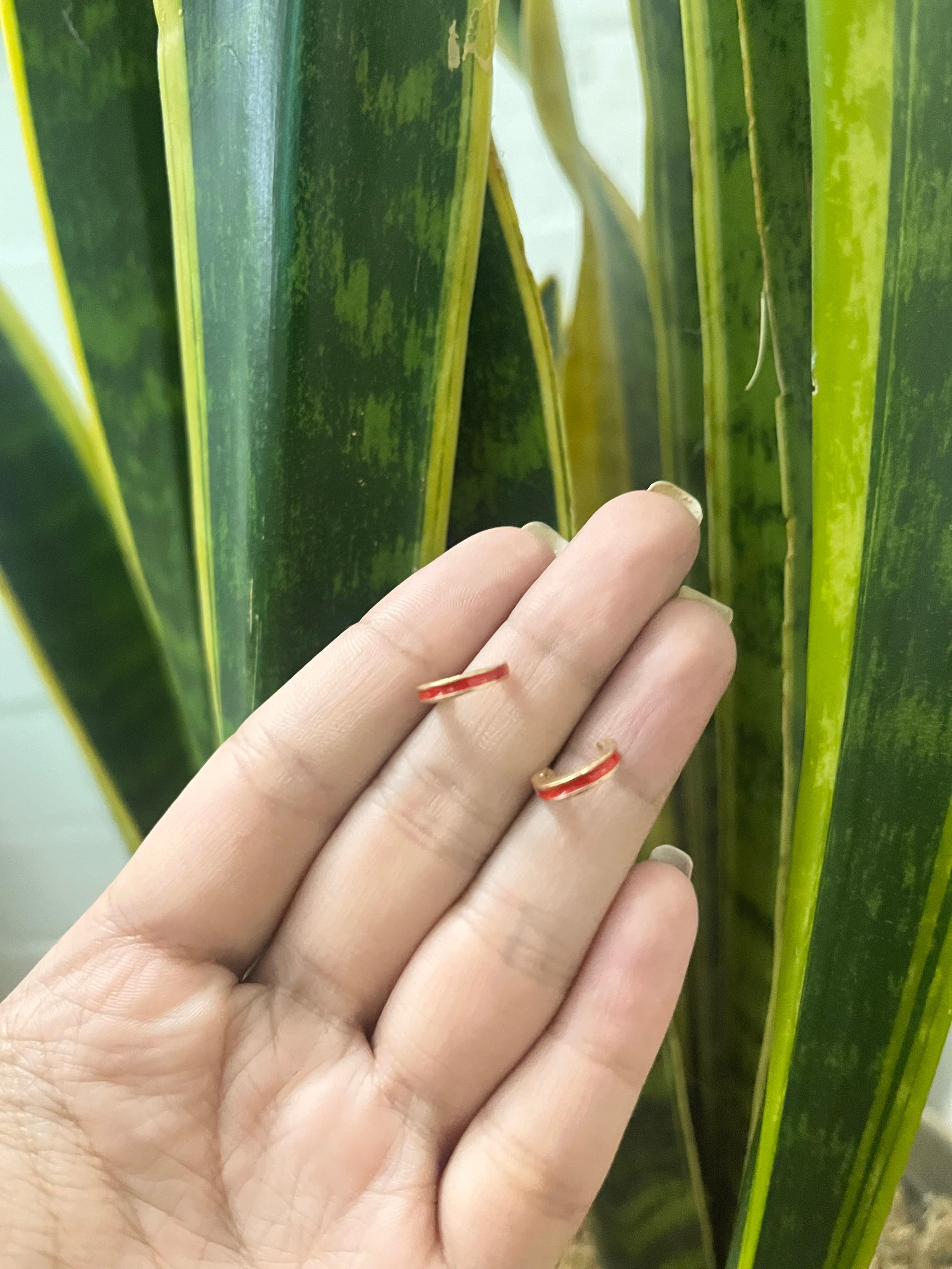 Candongas circulares pequeñas