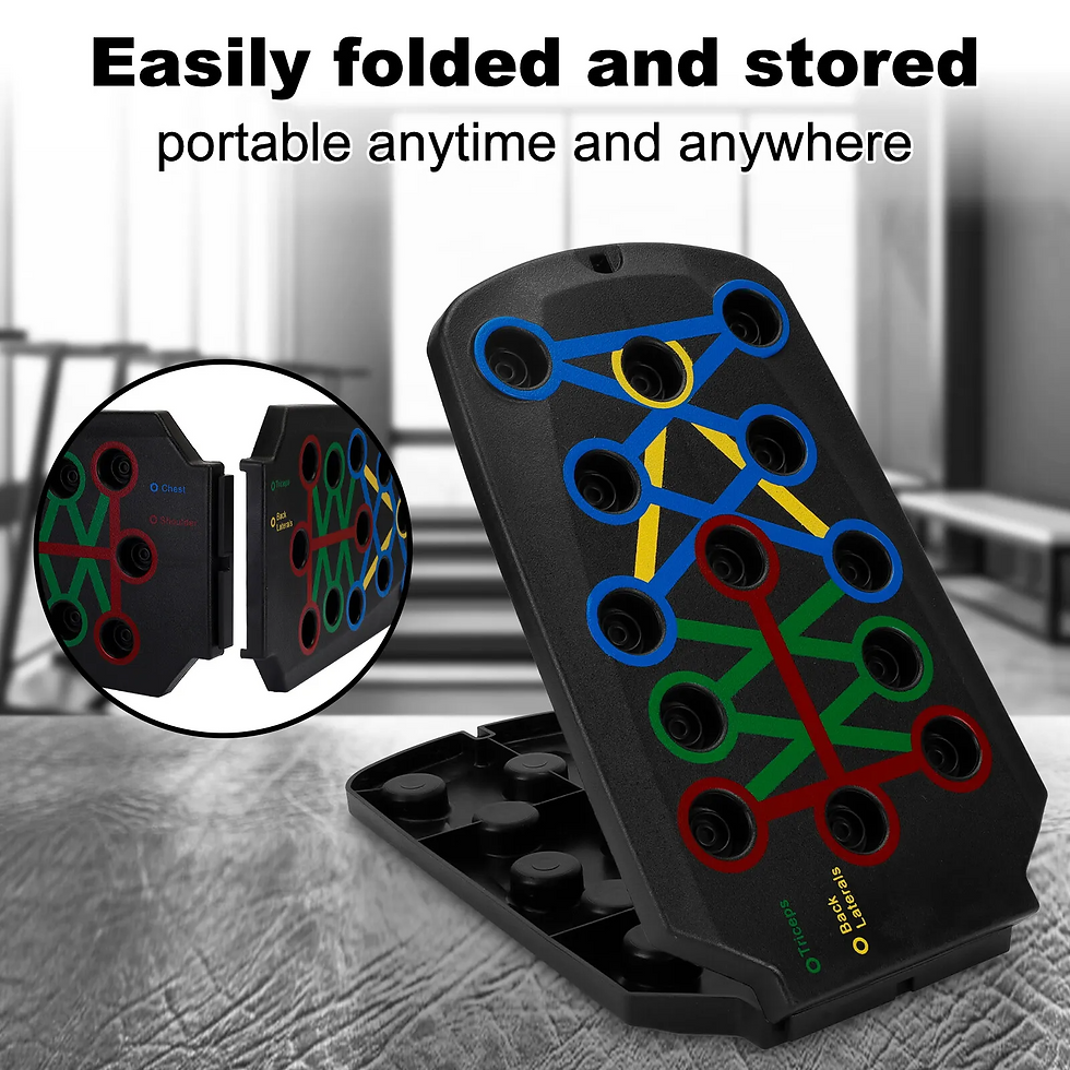 Miniatura: 28 in 1 Push Up Rack Board System Fitness Workout Train Home Gym Exercise Stands
