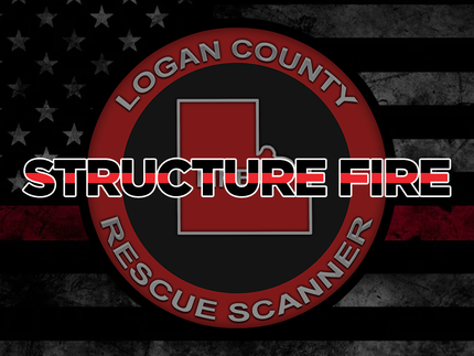 Guthrie Fire toned to Ray place for a structure fire