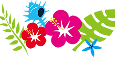 ハイビスカス花ハワイトロピカル