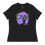 Thumbnail: Rosalind CMB Purple & Black Women's Relaxed T-Shirt