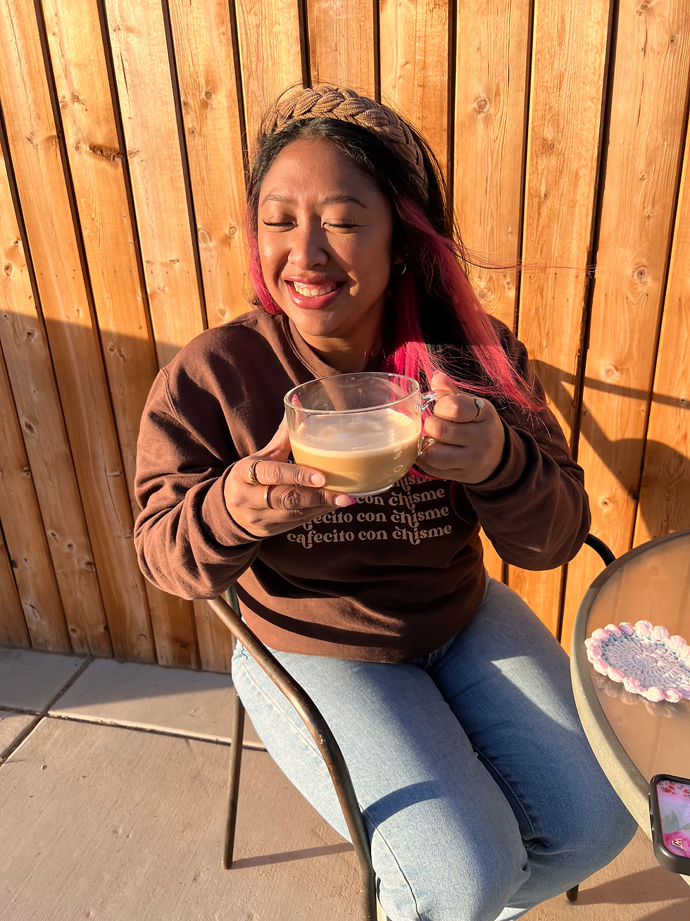 Thumbnail: Cafecito Con Chisme Sweatshirt