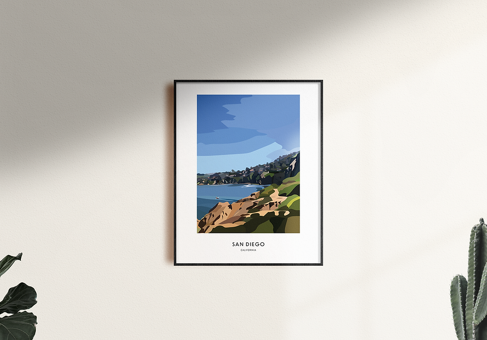 San Diego - Digital Print