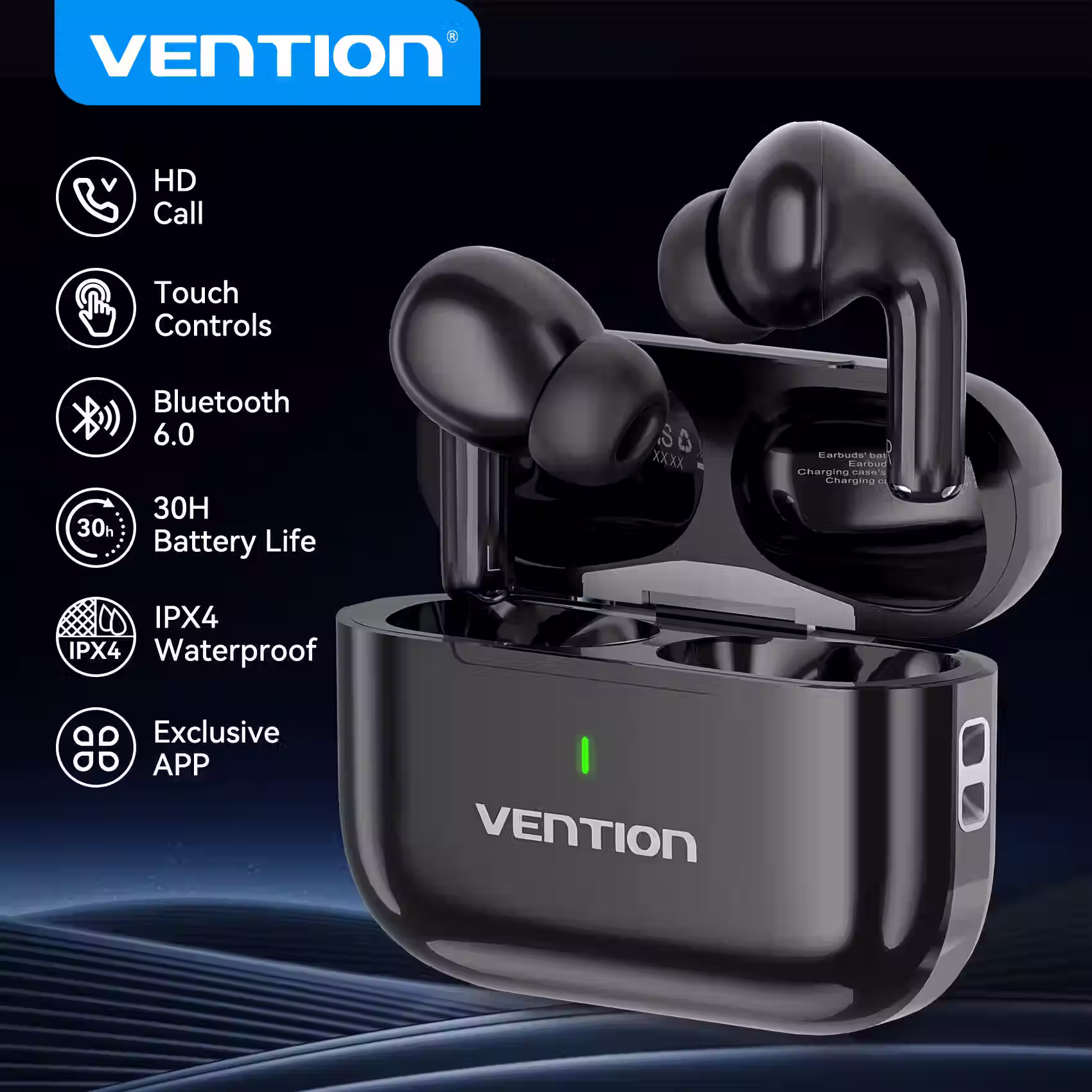 VENTION Ecouteur TWS ECHO LITE E11 Plus