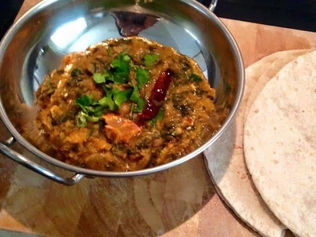 Dal Palak (lentils and spinach) by Shai Ayoun