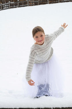 Ballerina - Révérénce in Snow 2 - Photo © Daniela Brugger