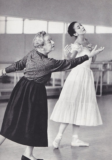 Tamara Karsavina and Margot Fonteyn