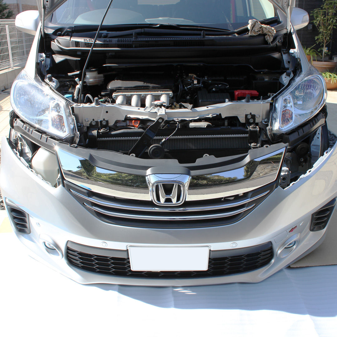 ホンダ|FREED|バンパー交換|ホーン交換|カー用品