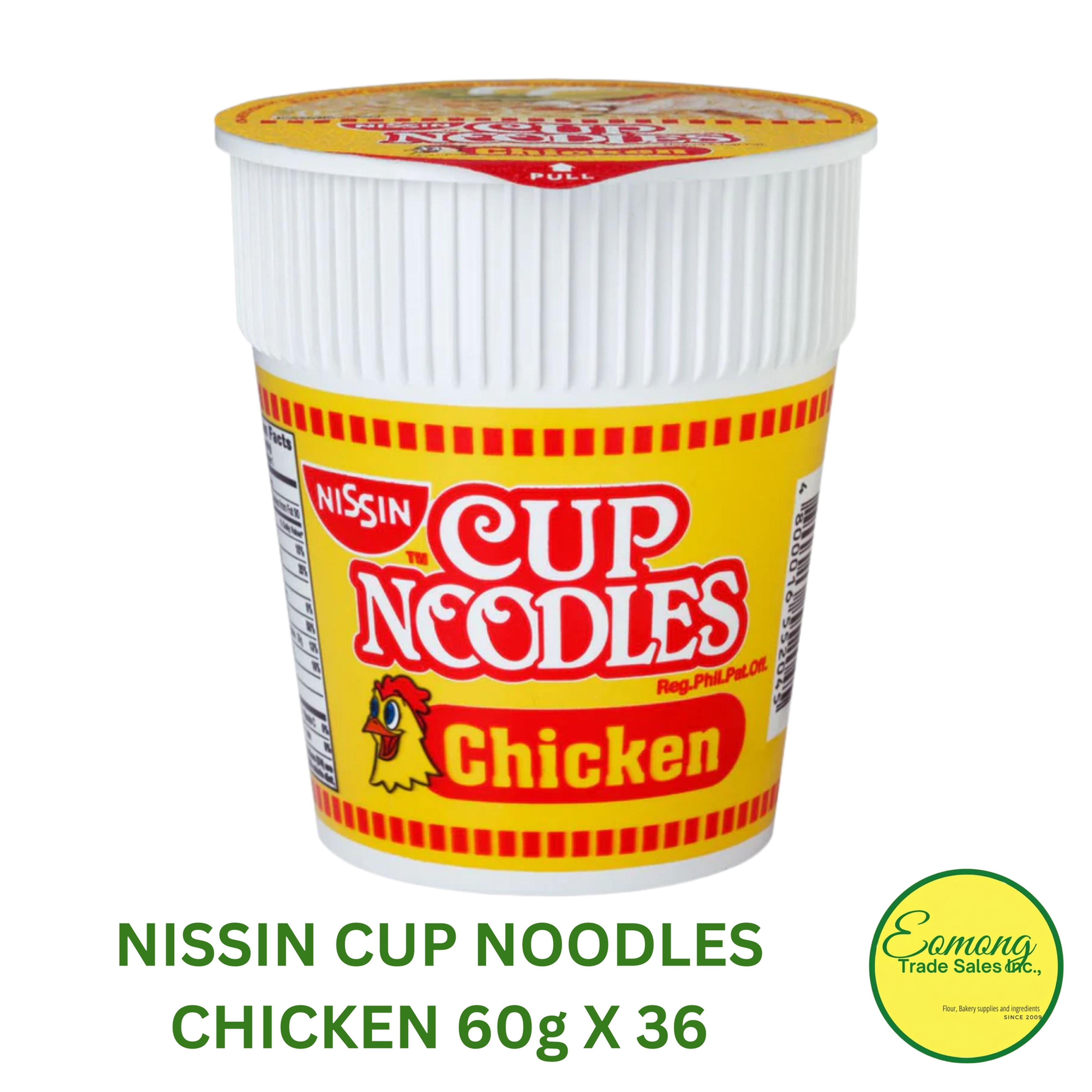 NISSIN CUP NOODLES  60g x 36