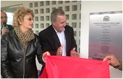 Iara Bernardi é convidada de honra em inauguração de creche na região