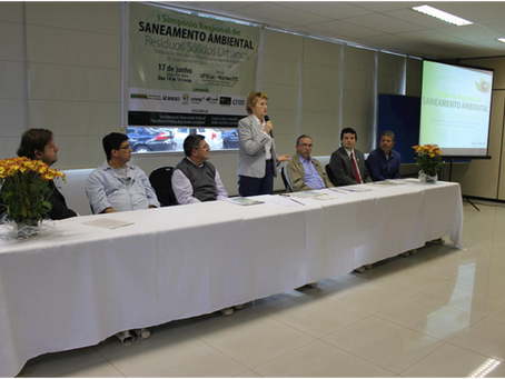 Participantes do Simpósio de Saneamento Ambiental visam criar um Plano Municipal de Resíduos Sólidos