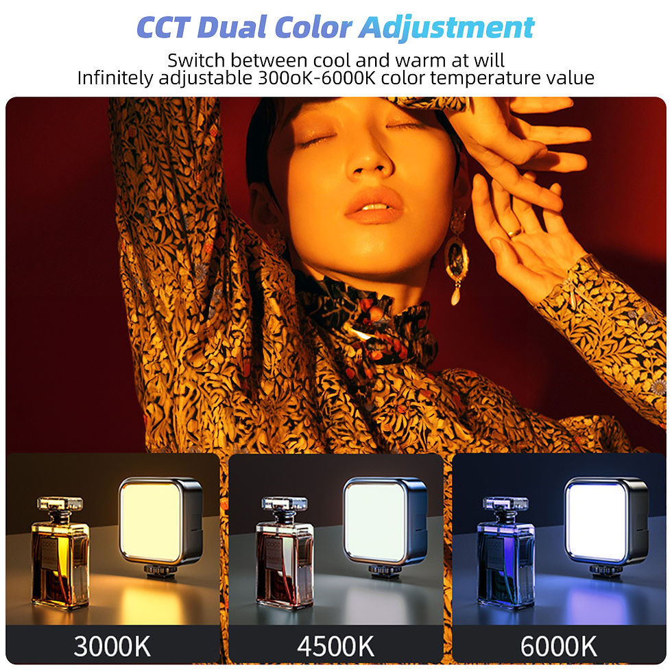 Thumbnail: Portable LED Selfie Light for iPhone Samsung iPad Mobile Phone Laptop Clip Ring