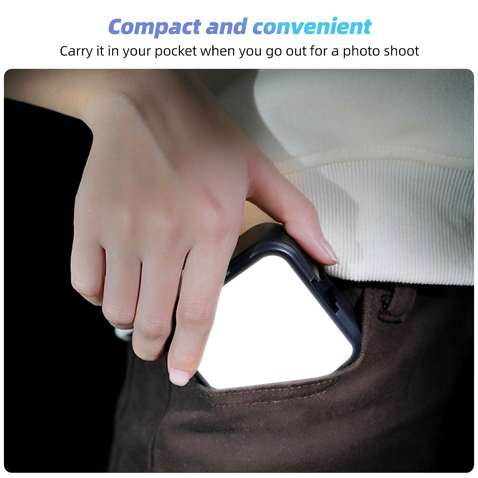 Thumbnail: Portable LED Selfie Light for iPhone Samsung iPad Mobile Phone Laptop Clip Ring