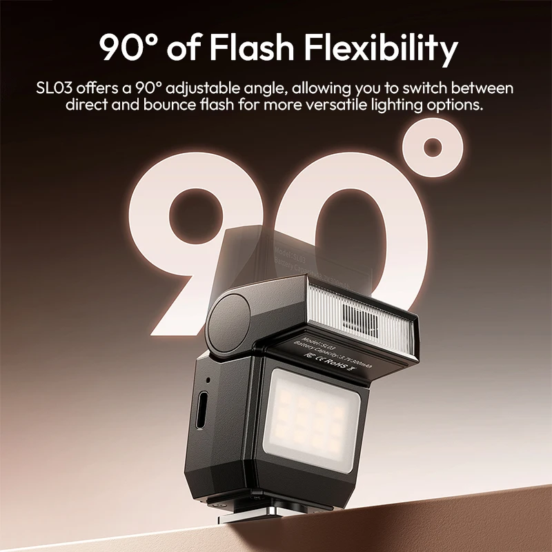 Thumbnail: Original Ulanzi SL03 Firefly Mini Flip Flash Micro Single Camera Ricoh Compact