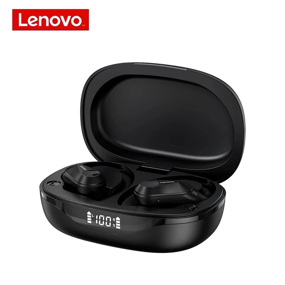 Thumbnail: Lenovo LP75 Sports Wireless Earphones with Mics,Button Control, LED Power Displa
