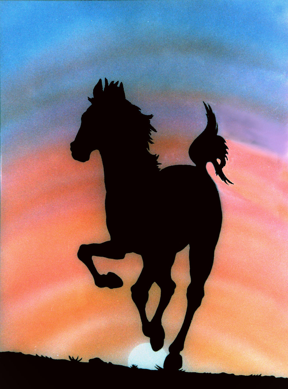 artisan glass artwork small piece PEI