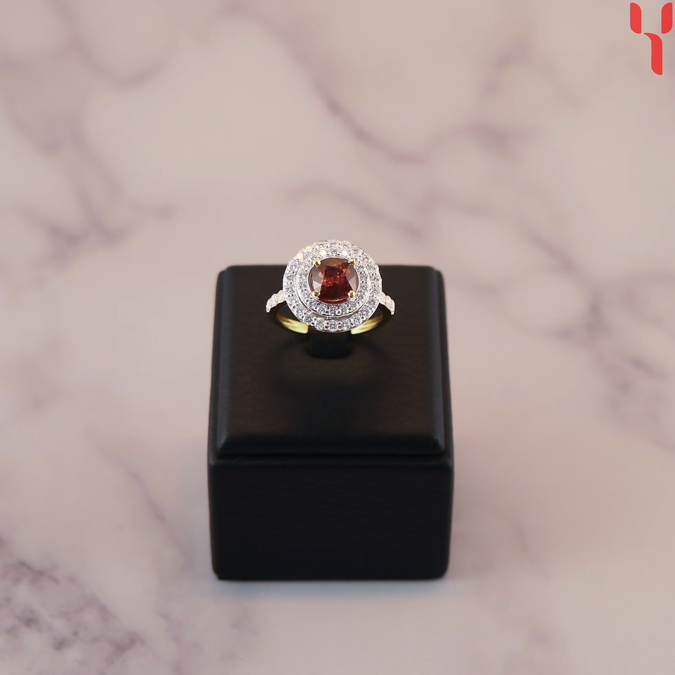 Thumbnail: ROUND SPINEL DOUBLE HALO
