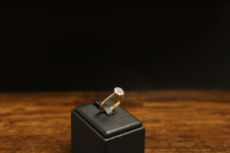 Thumbnail: Petal Spark Diamond Ring