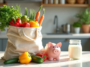 GROCERY SHOPPING & COOKING ON A BUDGET: 5 Tips for Helping Your Family Stretch Food Dollars