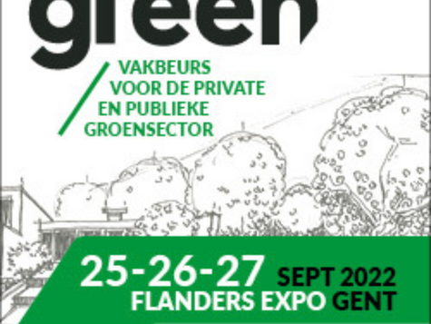 SCHRIJF JE GRATIS IN VOOR GREEN EXPO TE GENT OP 25-26-27 SEPTEMBER EN KOM ONS BEZOEKEN!