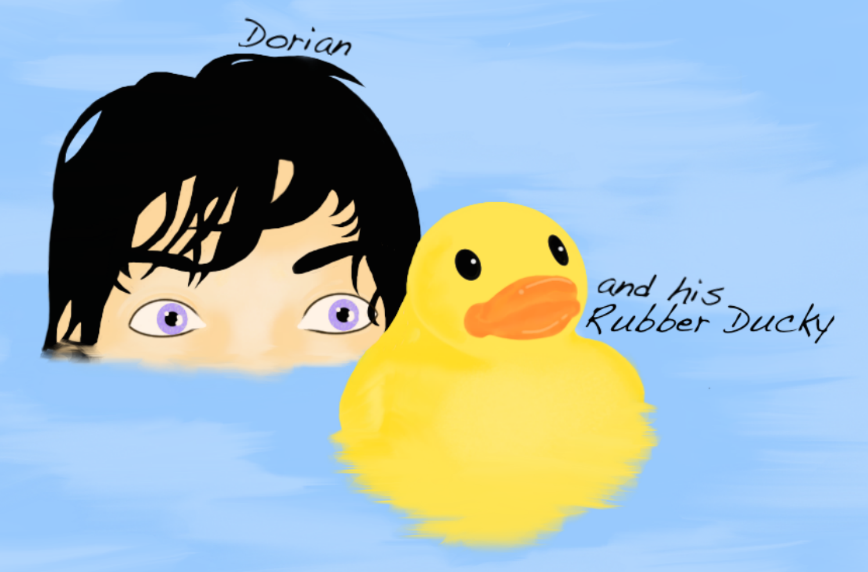 Dorian with Ducky