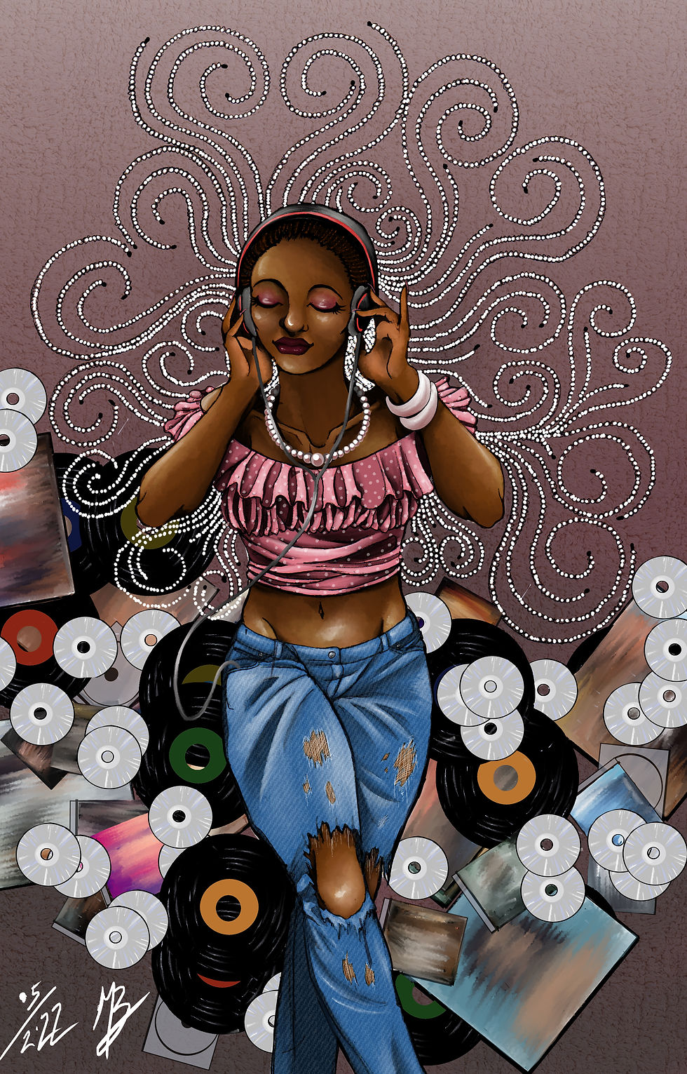 Musical Steph Painted