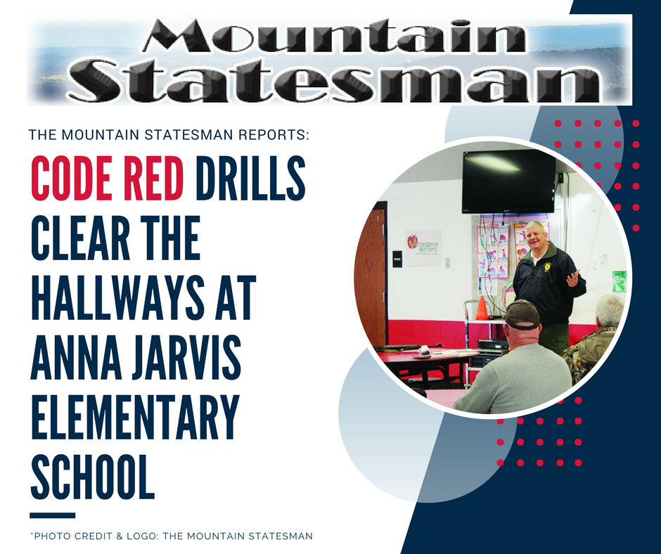 Code Red drills clear the hallways at Anna Jarvis Elementary School