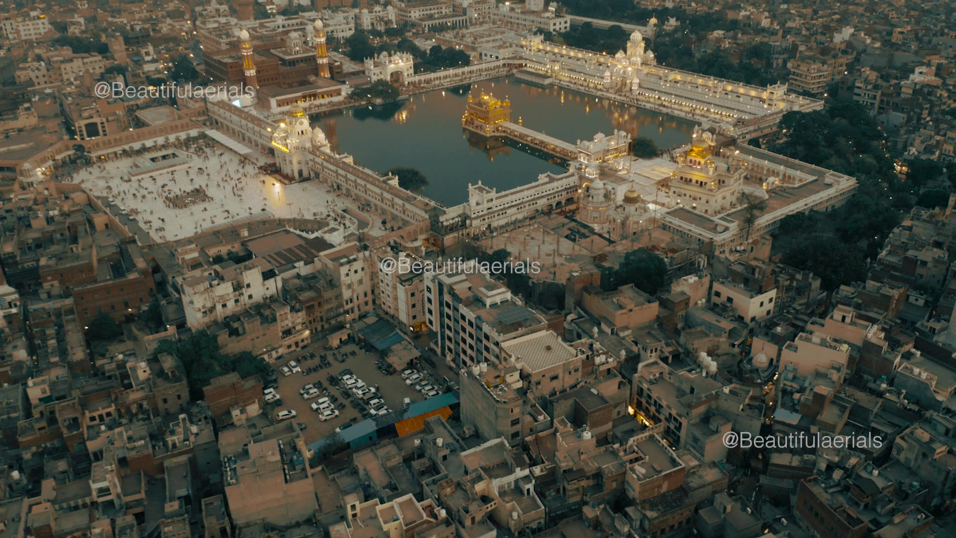 Golden Serenity: Sri Harmandir Sahib from Above