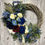 Thumbnail: Cobalt Blue and Beige Wreath
