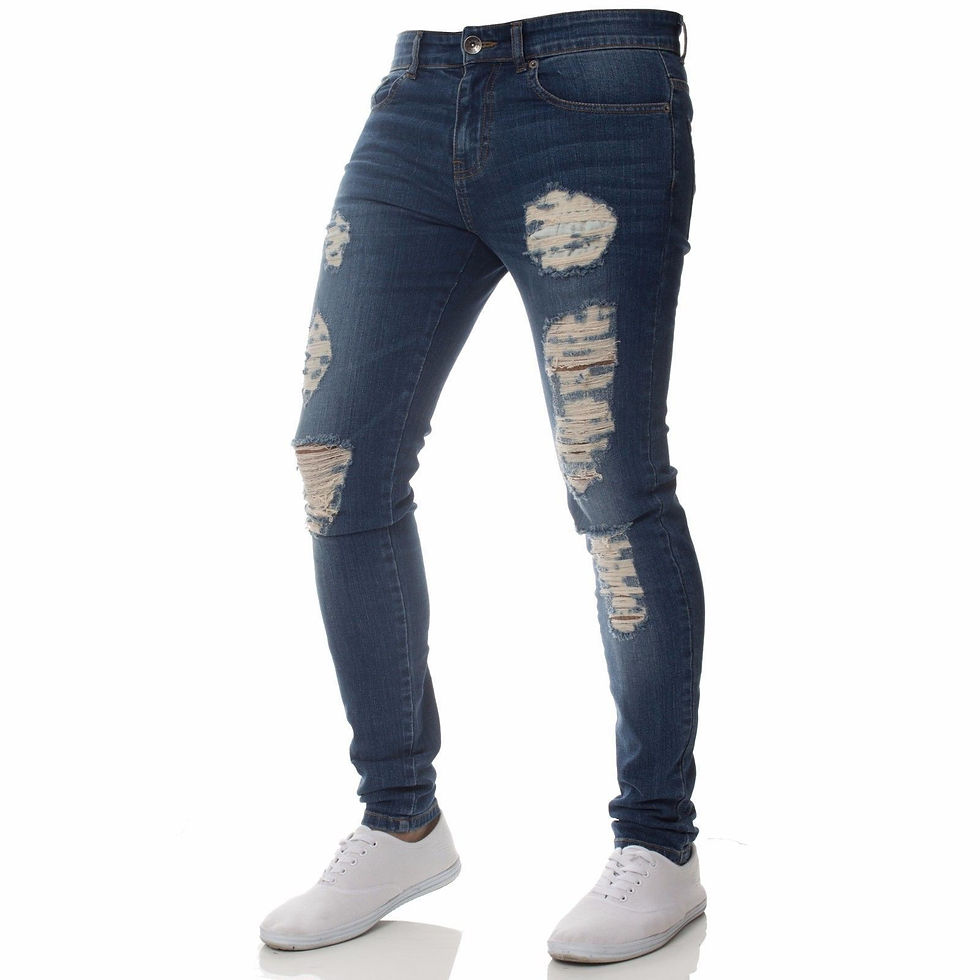 Miniatura: calça jogador jeans