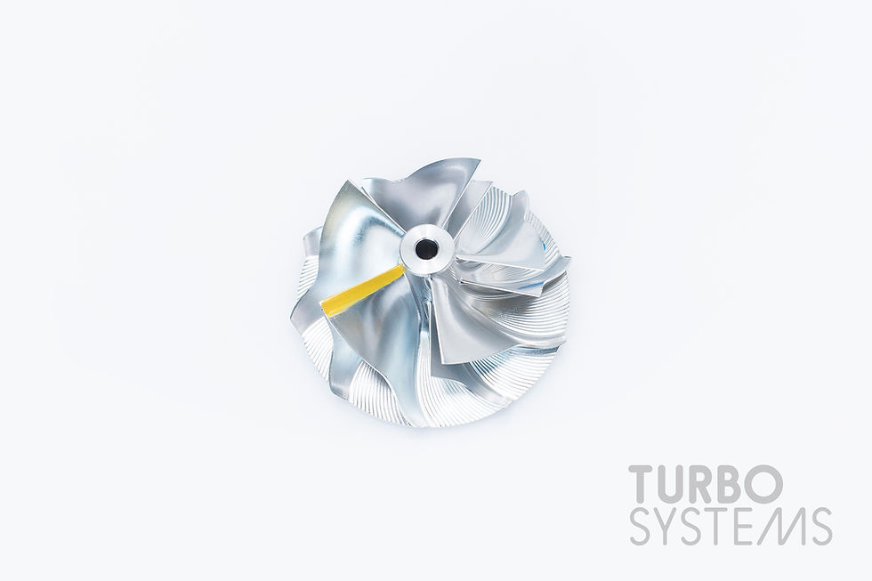 Thumbnail: Billet Compressor Wheel for hybrid turbocharger (48 / 60mm)