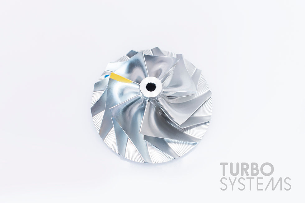 Thumbnail: Billet Compressor Wheel for hybrid turbocharger (47 / 68.05mm)