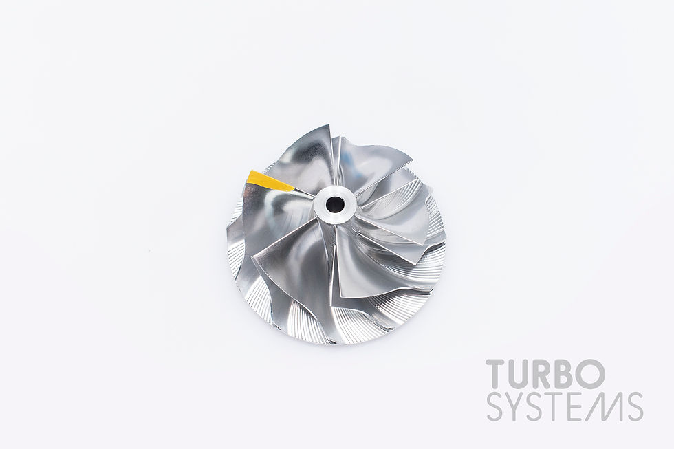 Thumbnail: Billet Compressor Wheel for hybrid turbocharger (52 / 64mm)