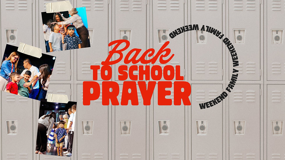 Back to School Prayer