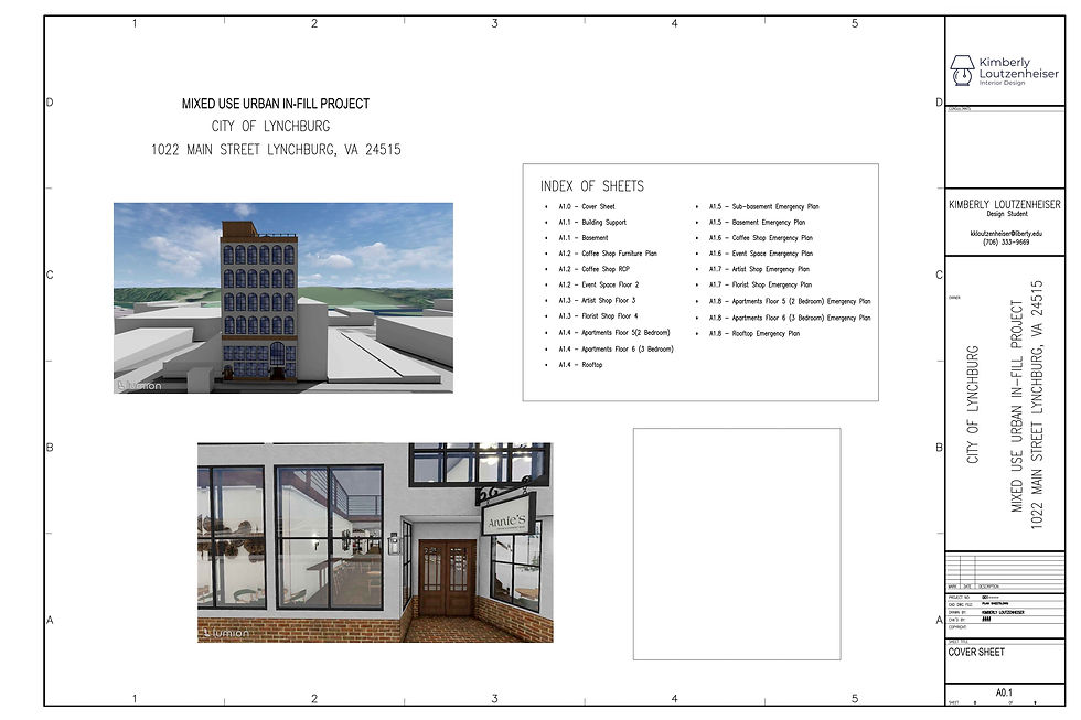 Mixed-Use Building Final Plan Sets - FACS 460