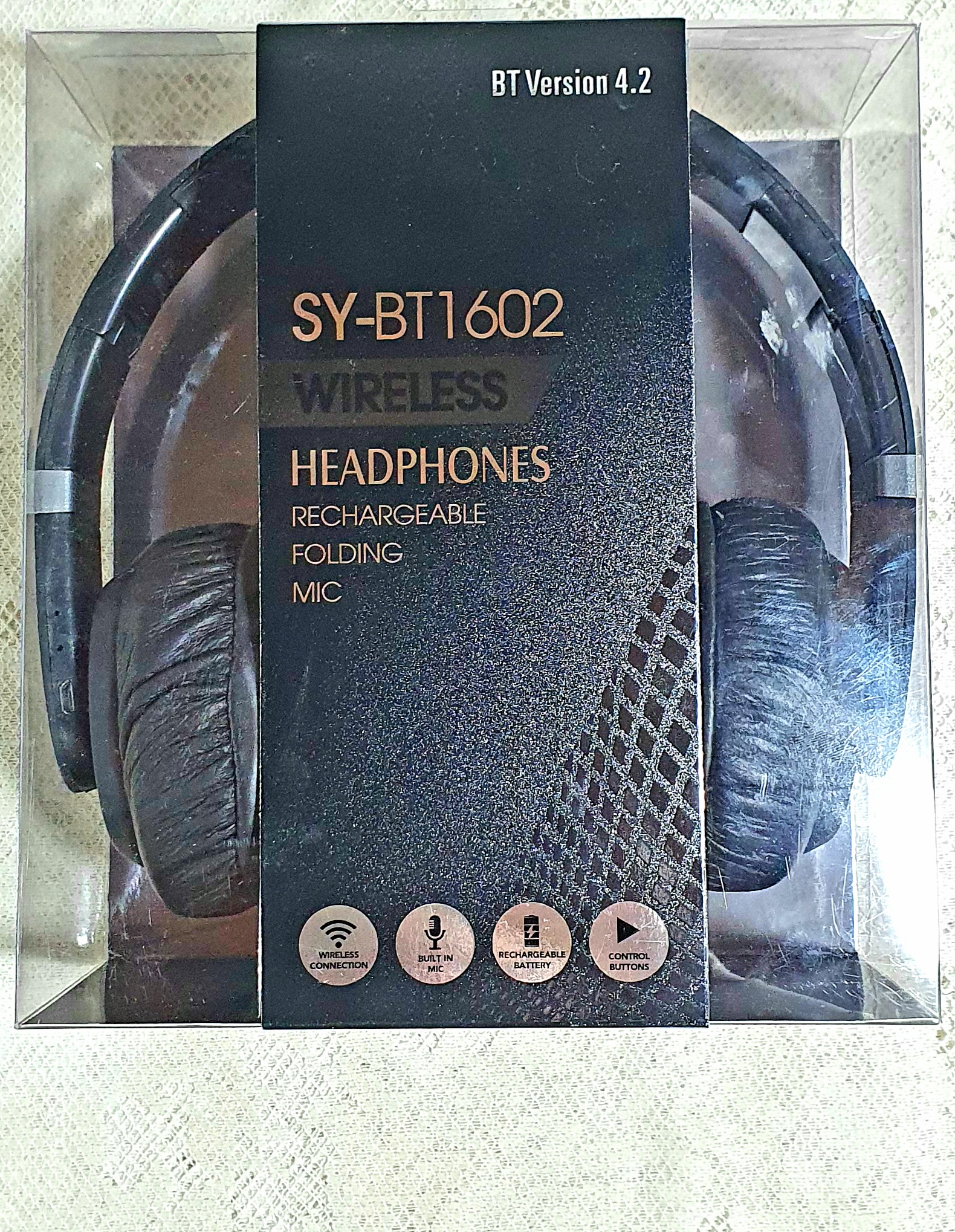 Auriculares Bluetooth Recargables Wireless Sy-bt1602