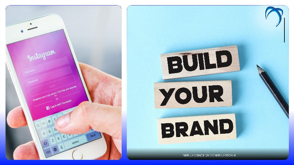 Visual graphic showing Instagram ad strategies such as reels, branded posts, carousel ads, and targeting for maximum brand visibility