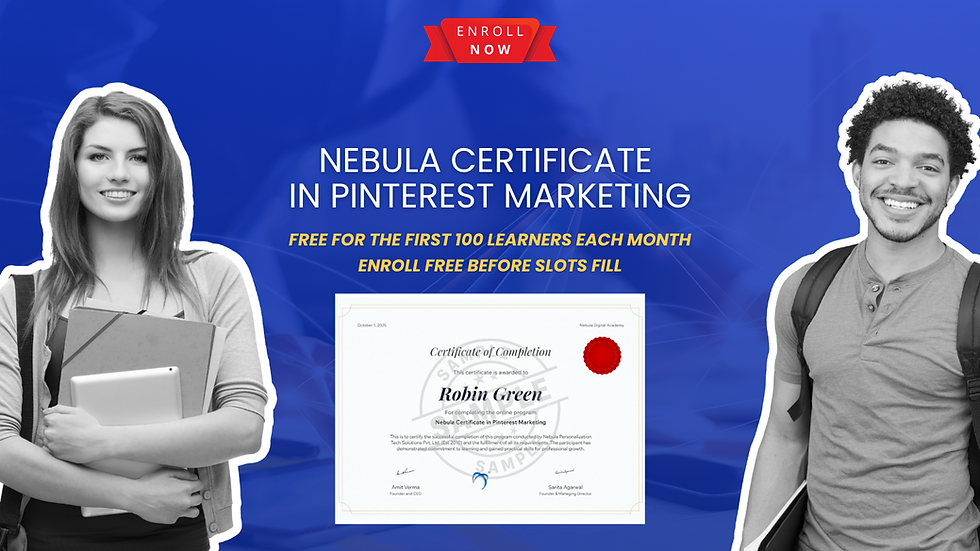 Nebula Certificate Course: Pinterest Marketing