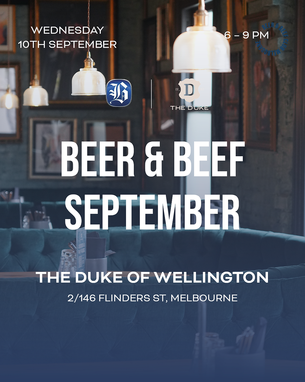 September Beer & Beef Dinner