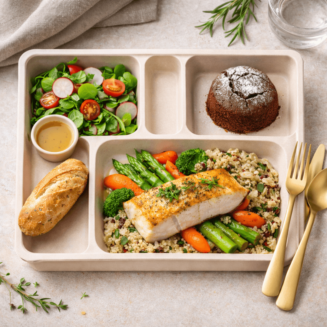 Arranged Food and Objects