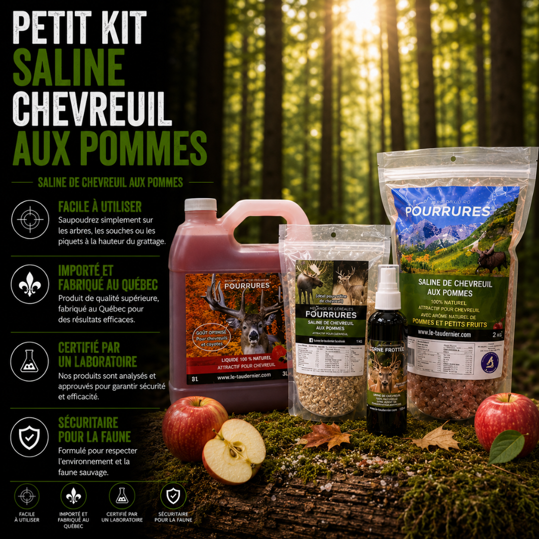 KIT SALINE POMME CHEVREUIL (PETIT)
