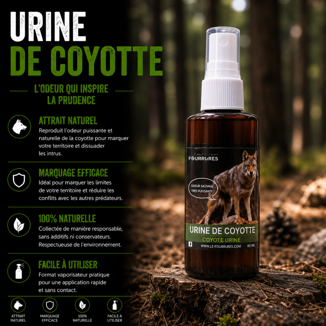Urine de coyote 60 ml