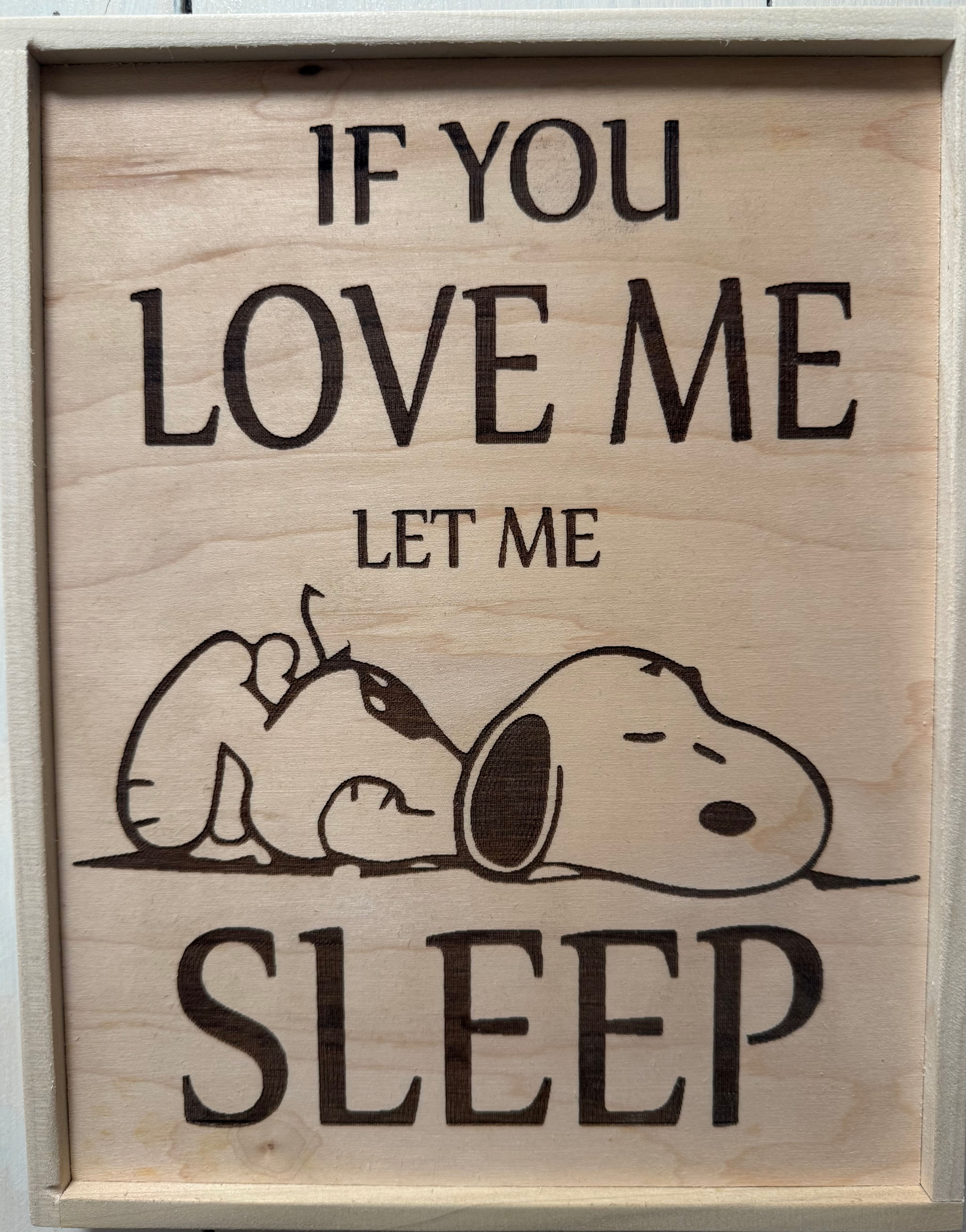 Snoopy’s Sleep Rights