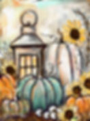 All Things Fall Canvas Painting